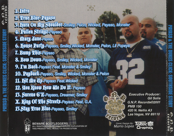 The Dukes Click - Southside Story Chicano Rap